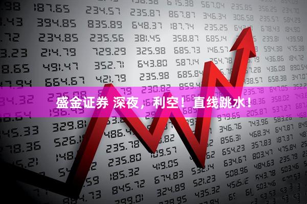盛金证券 深夜，利空！直线跳水！