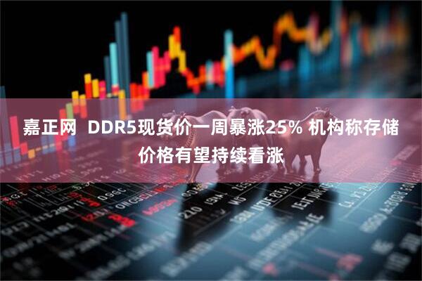 嘉正网 DDR5现货价一周暴涨25% 机构称存储价格有望持续看涨